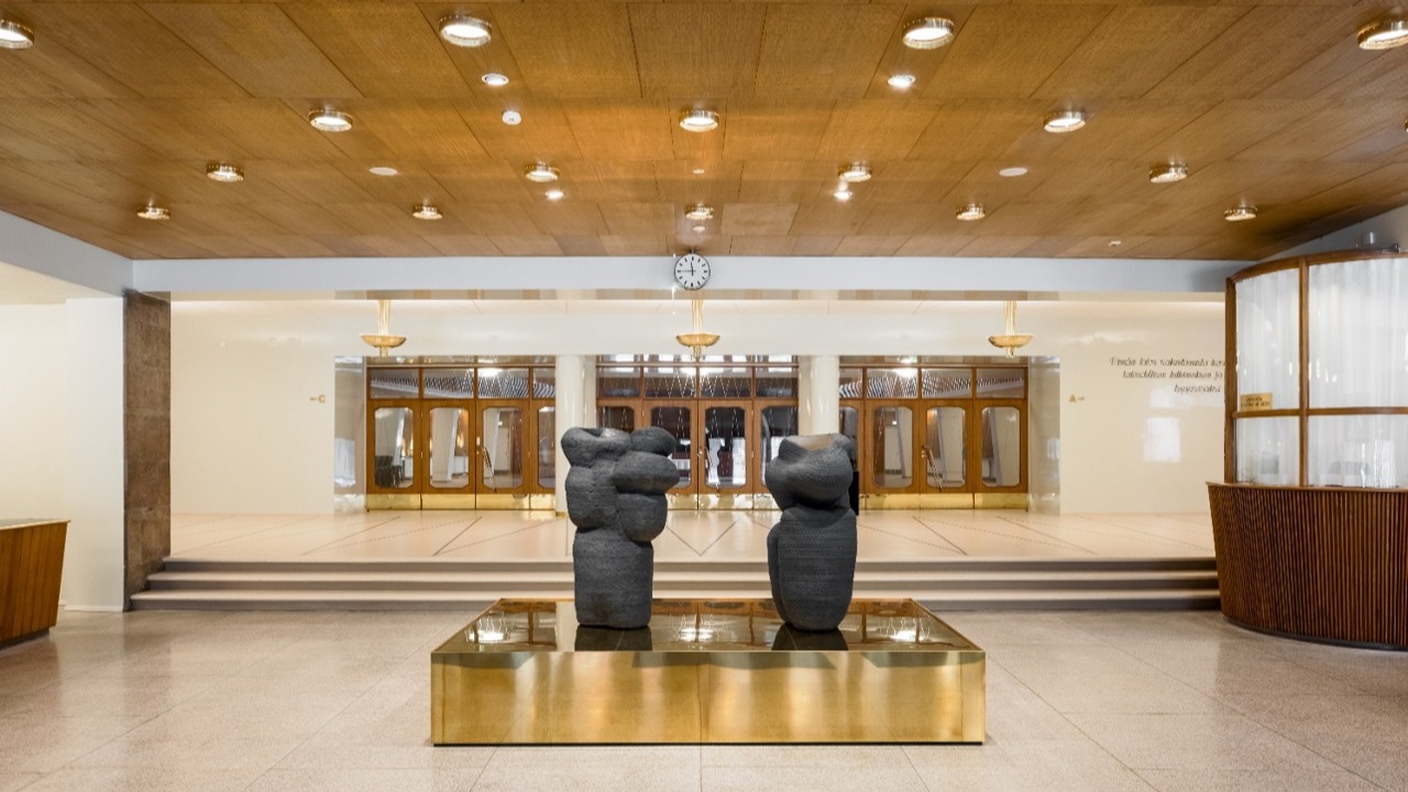 Aalto university Töölö Campus main hall